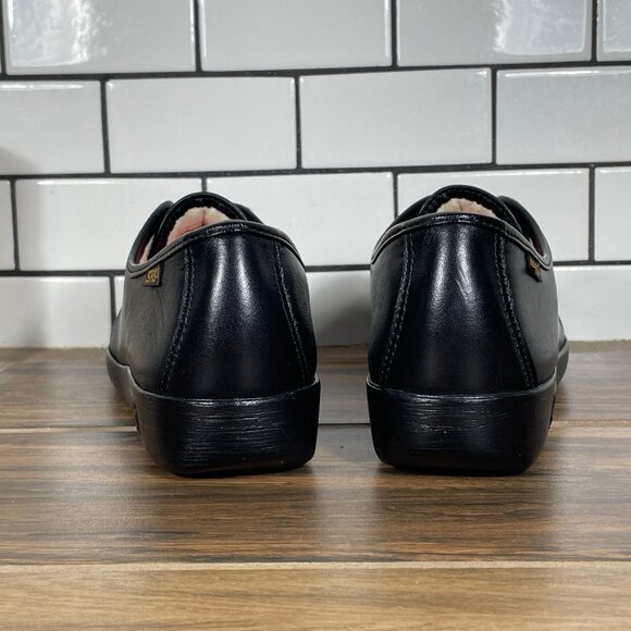 SAS Siesta Womens Size 8.5 Slim AAA Shoes Black Leather Comfort Lace Up Loafer - Picture 4 of 12
